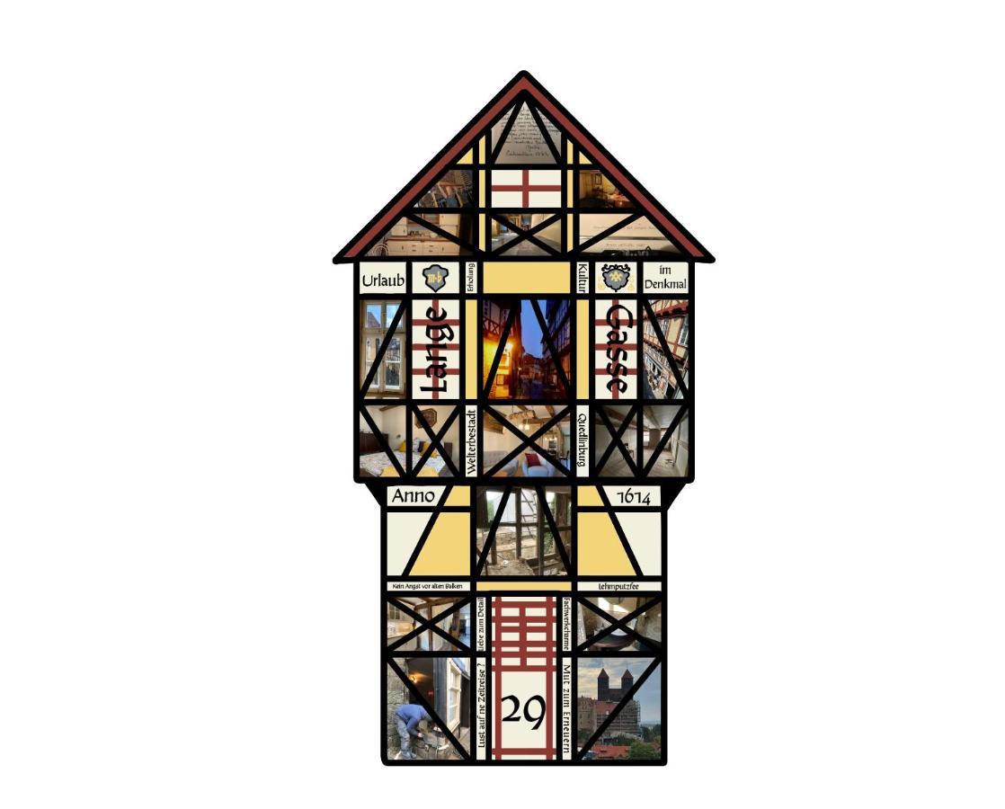 Ferienwohnung Helene Im Einzeldenkmal - Lange Gasse 29 Quedlinburg Εξωτερικό φωτογραφία